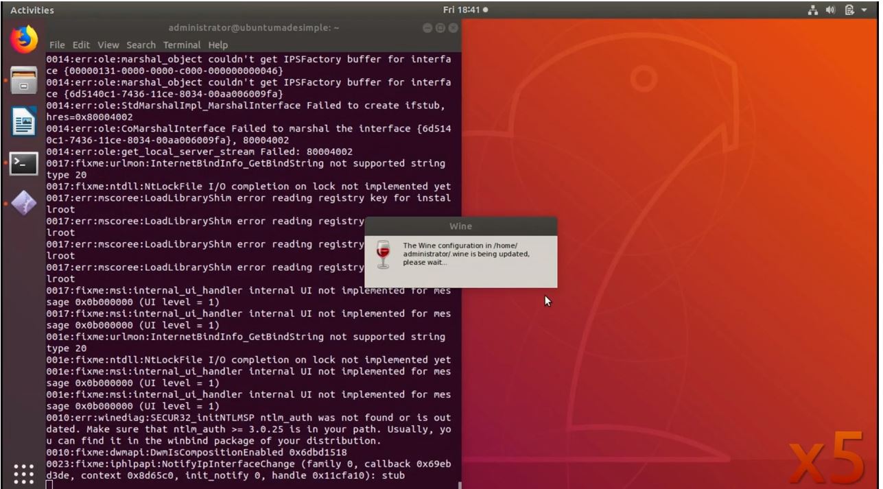 Install wine on Ubuntu