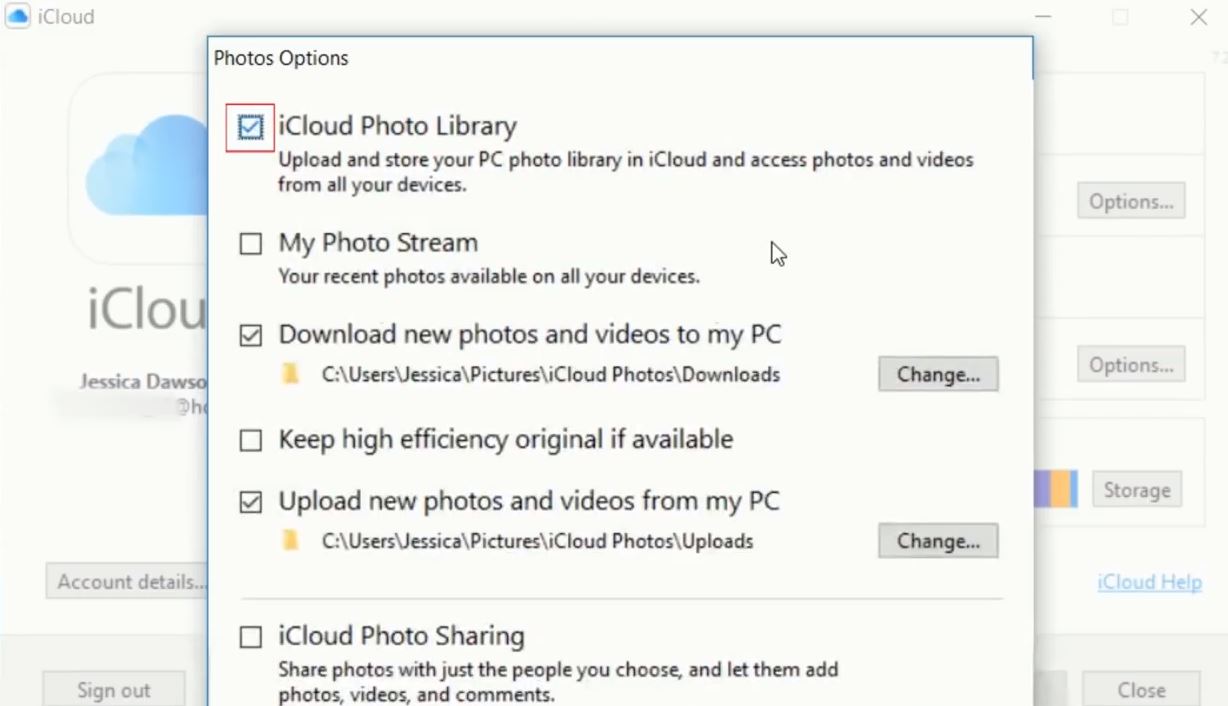 download icloud photos using iCloud client