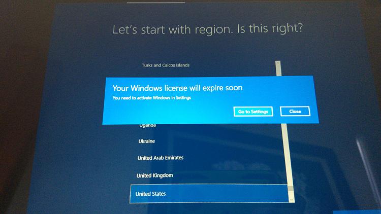 your windows license will expire soon but windows is activated