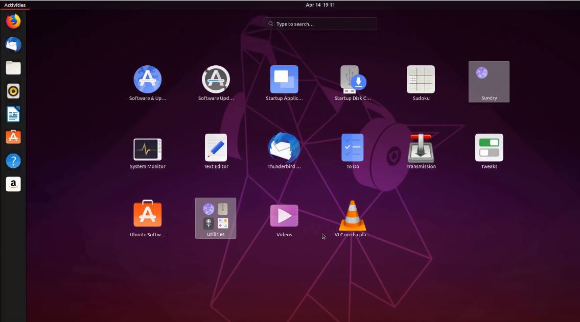 Ubuntu 19.04 GNOME 3.32