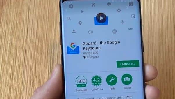 Uninstall and Reinstall Gboard