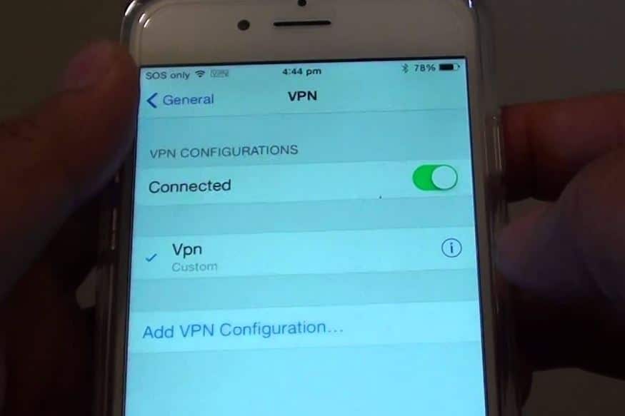 Disable VPN on iPhone