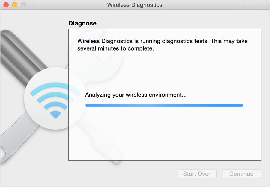 Run Wireless Diagnostics mac
