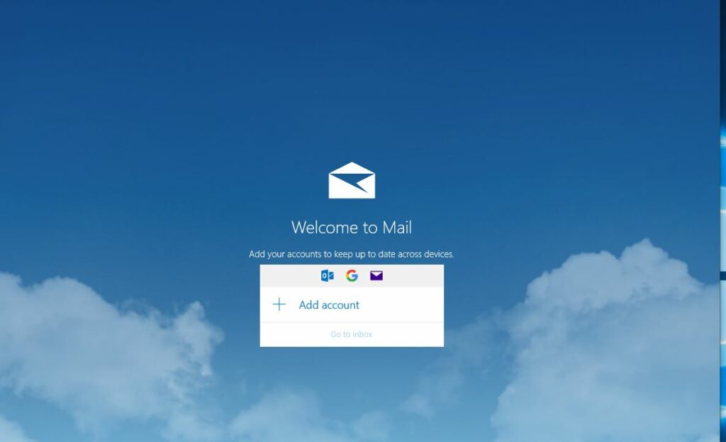 Windows 10 mail app not working