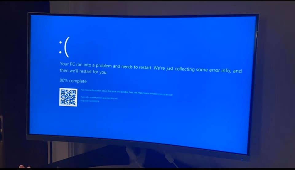 Windows 10 Blue screen error