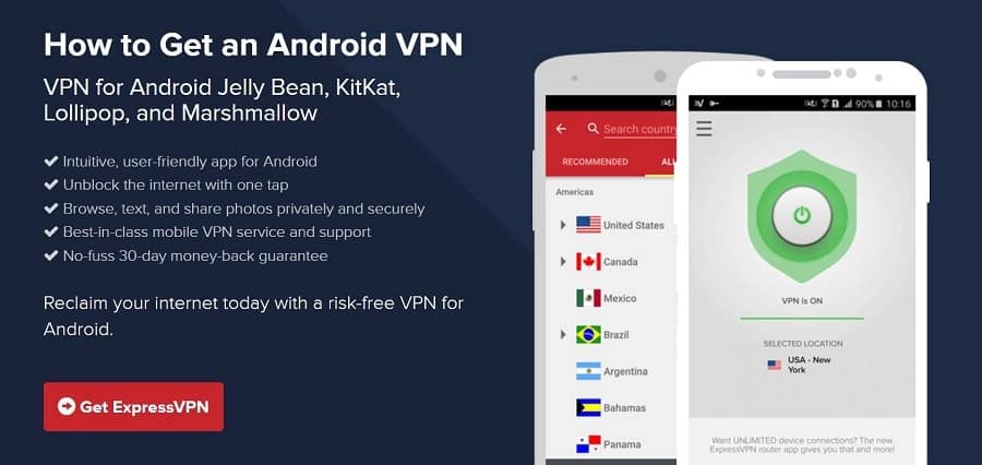 Express VPN for Android