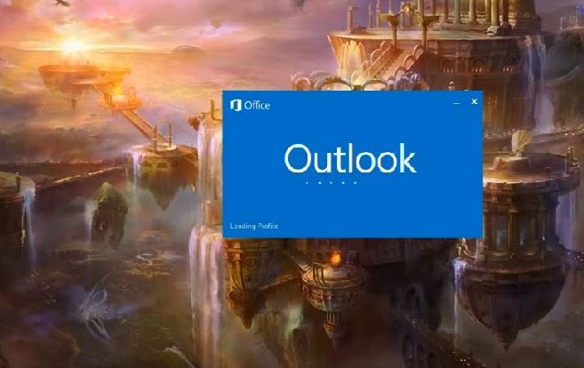 Outlook 2016 stuck on loading profile