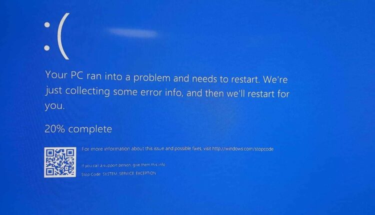 Exception loop. Ошибка System service exception Windows 10. Синий экран Machine check exception. Machine check exception Windows 10. System service exception Rufus.