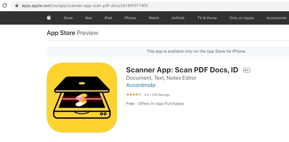 Scanner App Scan PDF Docs, ID