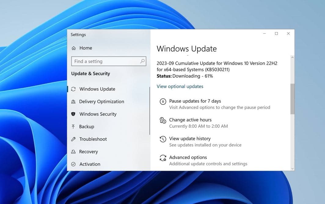 Windows 10 KB5030211 Download