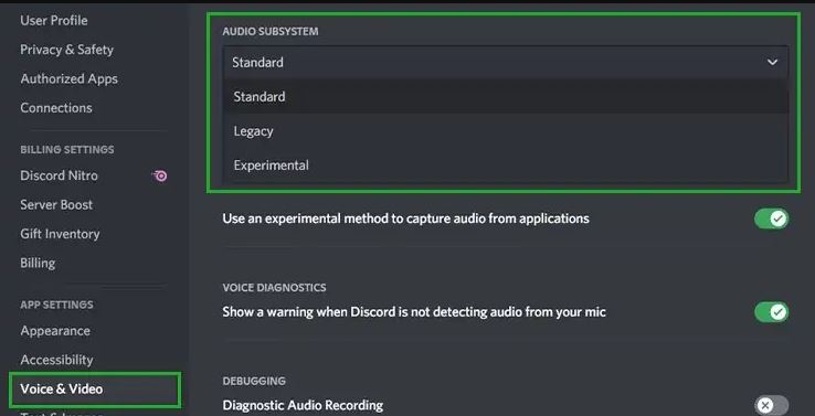 Discord Audio Subsystem